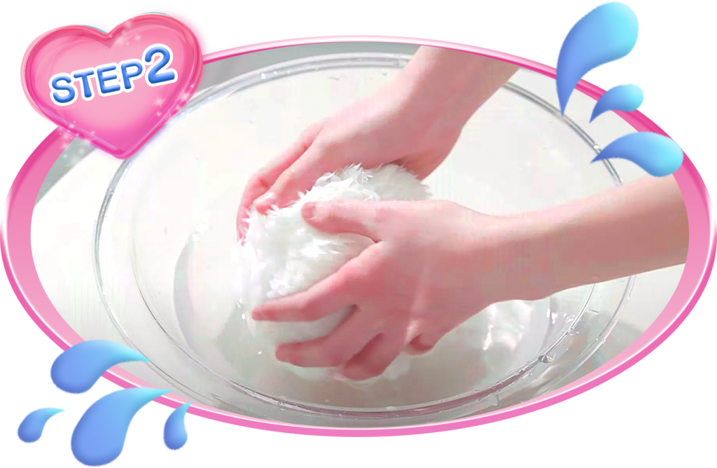 ピカチュウ毛玉水洗い変身洗い方
