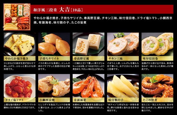 3.板前魂の大吉おせち2021木村佳乃種類取扱001