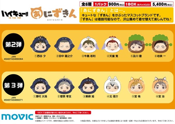 2.ハイキュー!!TO THE TOP あにずきん販売店舗