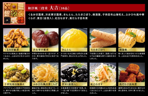 3.板前魂の大吉おせち2021木村佳乃種類取扱003