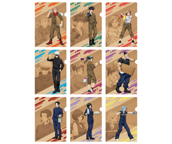 呪術廻戦DIYクリアファイル