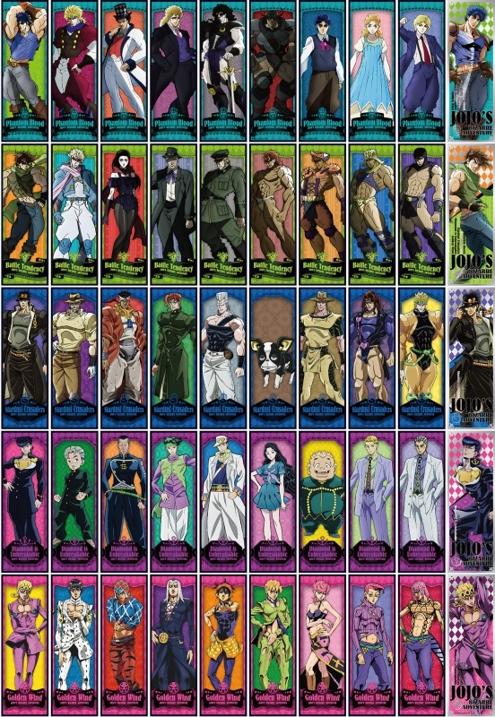 3ジョジョ「ロングステッカー」予約・販売開始!ジョジョの奇妙な冒険グッズ