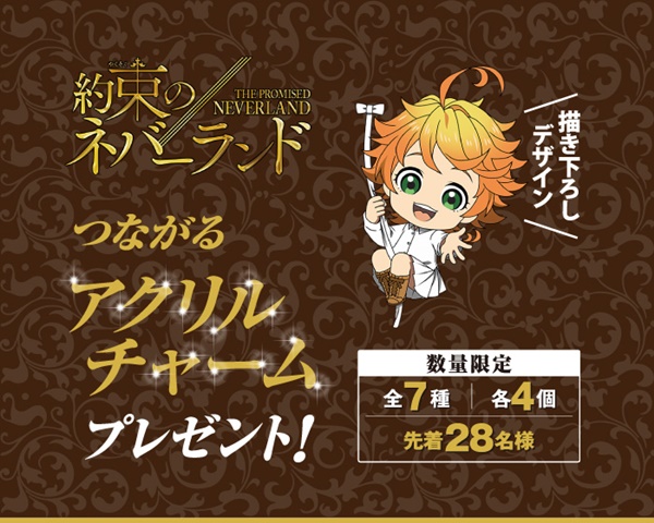 4.約ネバ×セブン限定アクリルチャーム値段発売日