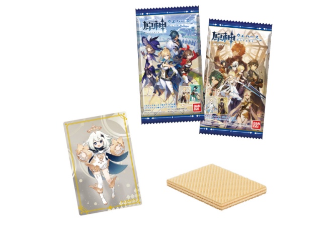 1原神「ウエハース」予約・注文開始!いつ?げんしんグッズ(お菓子・食玩)通販・販売|バンダイ