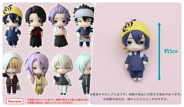 2刀剣乱舞とうらぶ「ぽてだん!内番フィギュアマスコット 其ノ壱」予約・販売開始!刀剣乱舞ONLINEグッズ通販