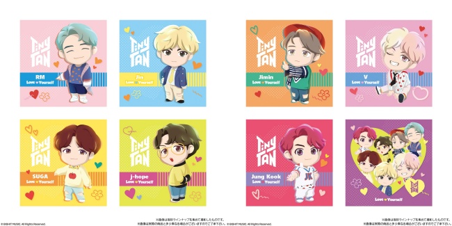 BTS TinyTAN(タイニータン)キャンディ缶コレクション予約！グッズ(シール付きお菓子・食玩)通販・取扱い店舗